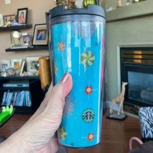 Starbucks Double Walled Tumbler with Lid.  RARE!
